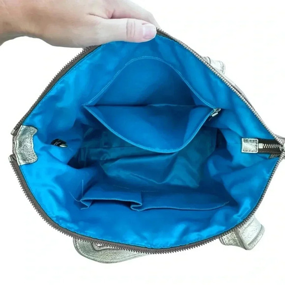 Vintage Coach Poppy Op Art Glam Tote Bag Shoulder Bag Brown *preowned - Picture 15 of 16